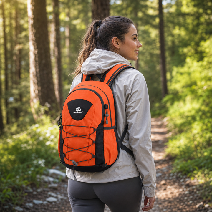 Unisex ultraleichter Tagesrucksack für Wanderungen und Stadtreisen, komfortabel und vielseitig.
