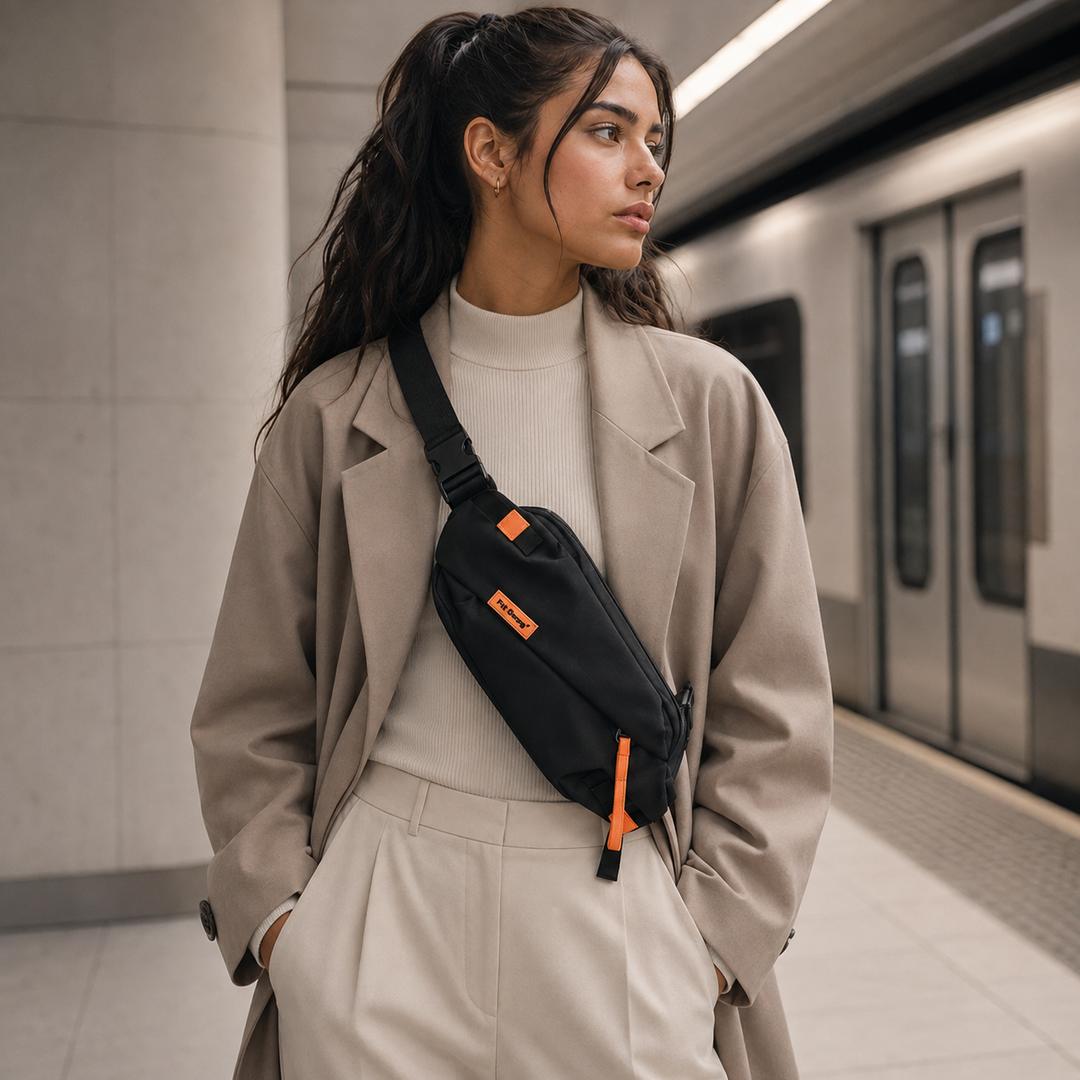 Unisex Crossbody-Brusttasche aus Oxford-Gewebe, ideal für Freizeit & Reise, bietet sichere Organisation.