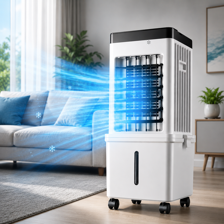 Tragbarer 3-in-1 Luftkühler, Entfeuchter & Ventilator