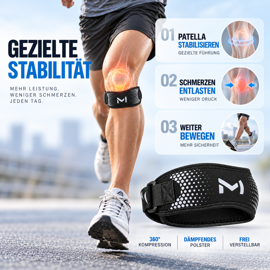 Orthopädische Knieschienen-Bandage für sicheren Gelenkschutz beim Sport