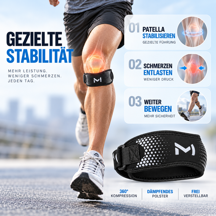 Orthopädische Knieschienen-Bandage für sicheren Gelenkschutz beim Sport