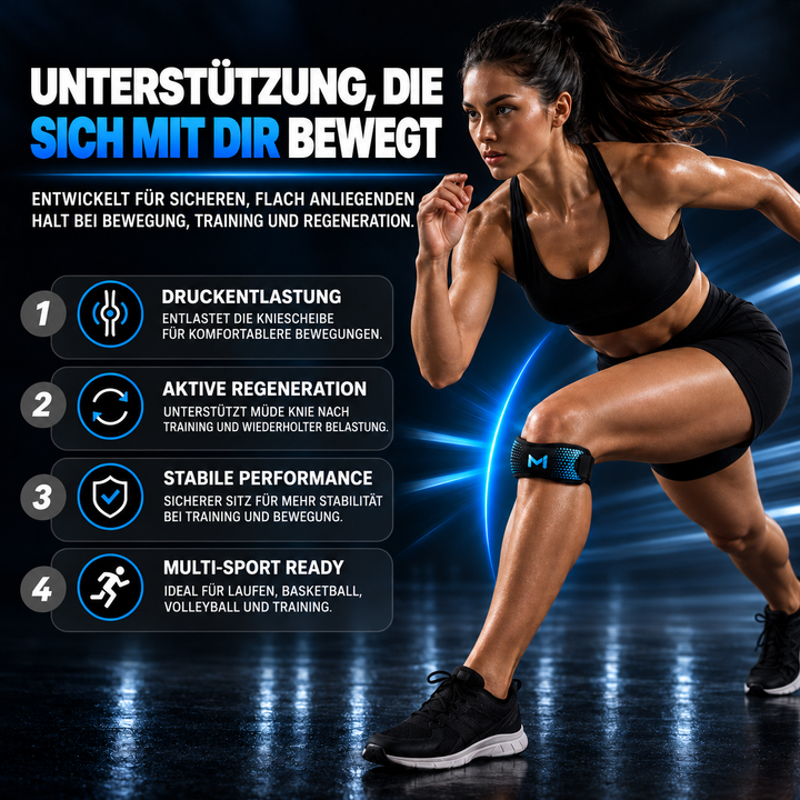 Elastische Patellabandage für Fitness und optimalen Knieschutz