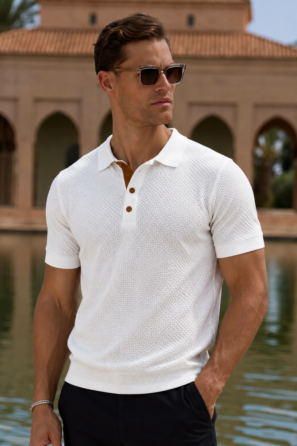 Herren Polohemd Mason, Baumwollmischung, smart & bequem für Freizeit & Alltag. Klassisches kurzärmliges Herren Polo.
