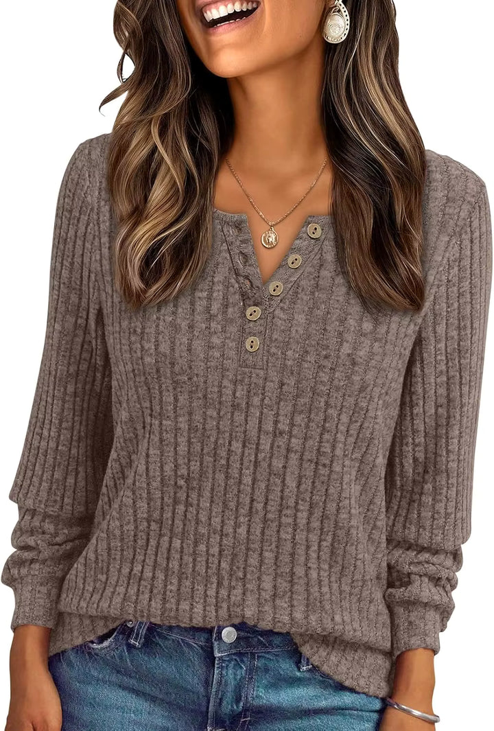 Damen Streifen-Sweatshirt Winter – Gemütlicher Freizeit-Look