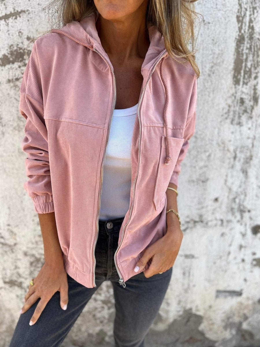 Damen Oversize Steppjacke in Rosa für den Alltag