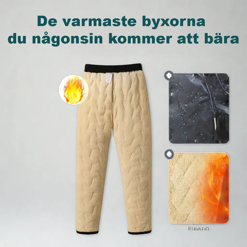 PolarFit – Wasserdichte, fleecegefütterte Winterhose für Damen und Herren
