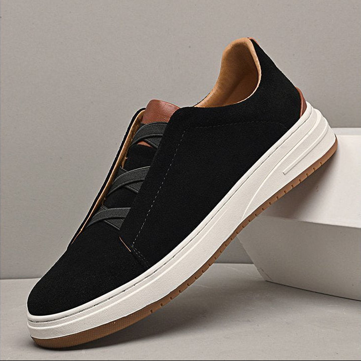 Leichte, flexible Herren Slip-On Sneaker. Atmungsaktives Material, ideal für Sommer & Herbst. Hoher Tragekomfort.
