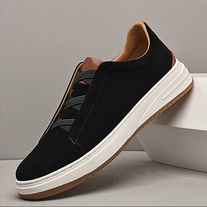 Leichte, flexible Herren Slip-On Sneaker. Atmungsaktives Material, ideal für Sommer & Herbst. Hoher Tragekomfort.