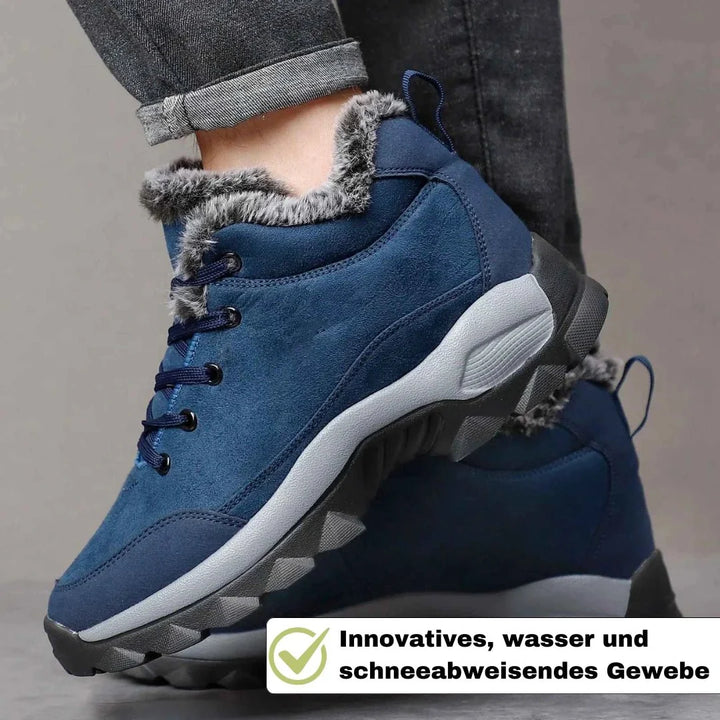 Gefütterte Damen Winterschuhe mit Kälteschutz, wasserabweisend und rutschfest für warme, trockene Füße.