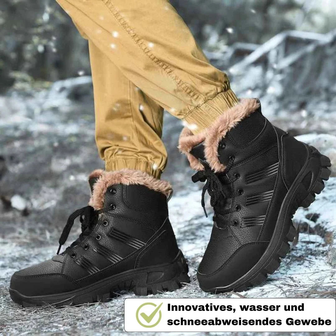 Stylische Damen Winterschuhe, warm gefüttert & wasserabweisend, perfekt für urbane Wintertage.