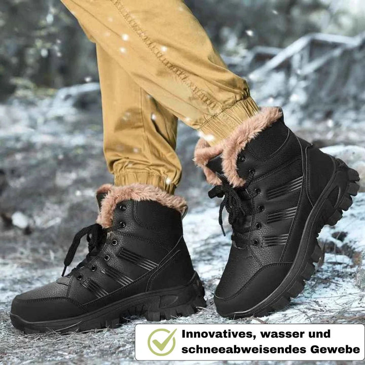 Stylische Damen Winterschuhe, warm gefüttert & wasserabweisend, perfekt für urbane Wintertage.