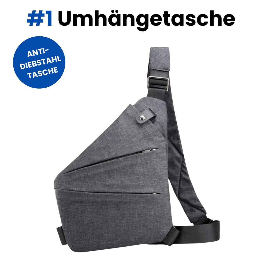 Robuste Anti-Diebstahl Alltagstasche für Damen, mit schnittfesten Riemen.