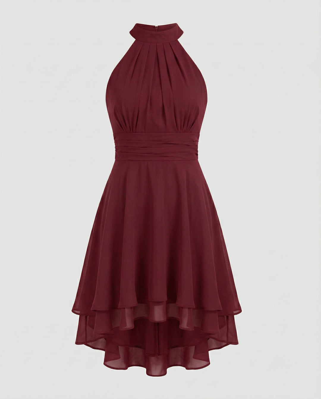 Modisches Damenkleid für den Sommer, mit zarten Rüschen und elegantem Schnitt.
