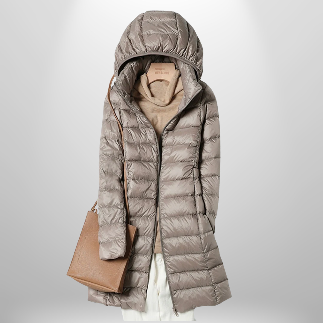 Damen Ultraleicht-Jacke, elegant & warm, perfekt für Frühling & Herbst. Vielseitig & modisch.