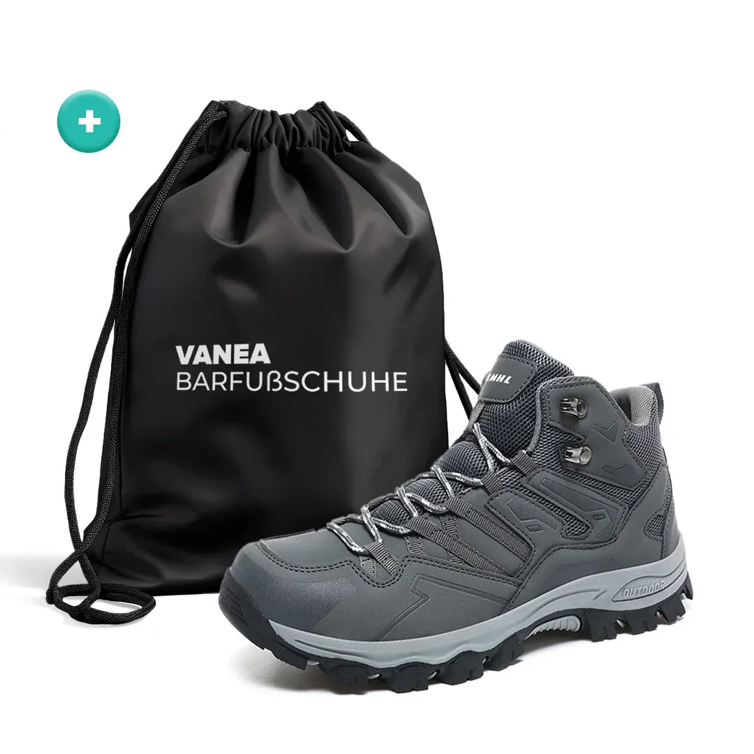 Damen Trekkingstiefel wasserdicht von der Seite für Outdoor