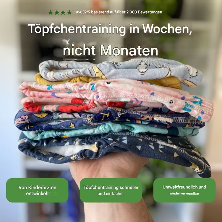 Kinder Töpfchen-Trainingshosen mit lustigen Motiven