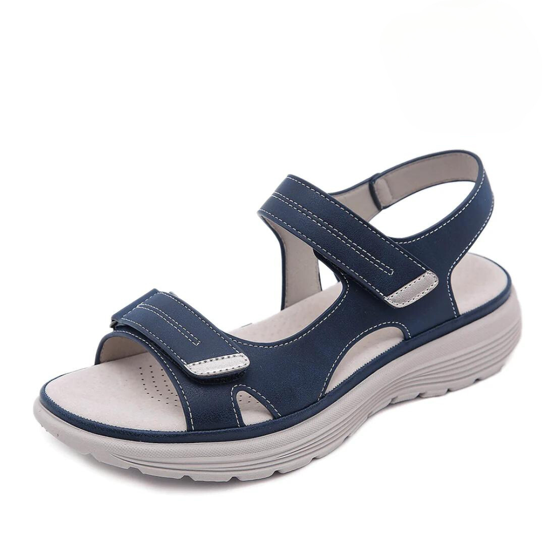 Damen orthopädische Sandalen mit Fußgewölbestütze für optimalen Komfort. Bequeme Sommerschuhe.
