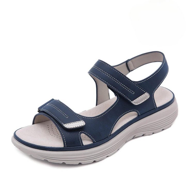 Damen orthopädische Sandalen mit Fußgewölbestütze für optimalen Komfort. Bequeme Sommerschuhe.