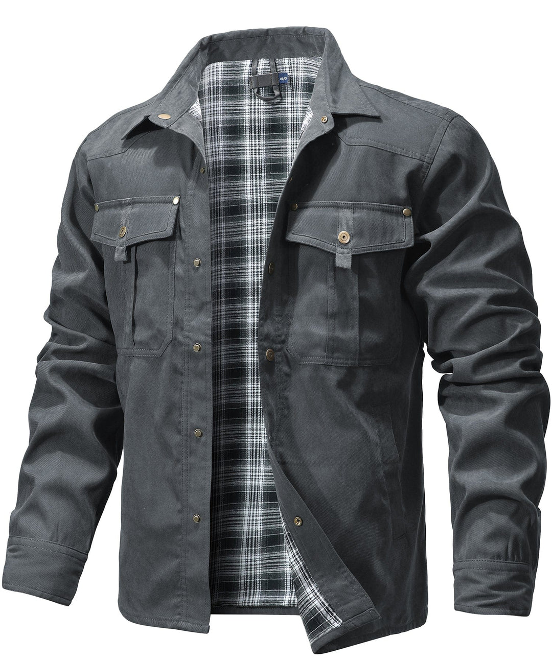 Freizeitjacke für Herren im modernen Design mit praktischem Reißverschluss