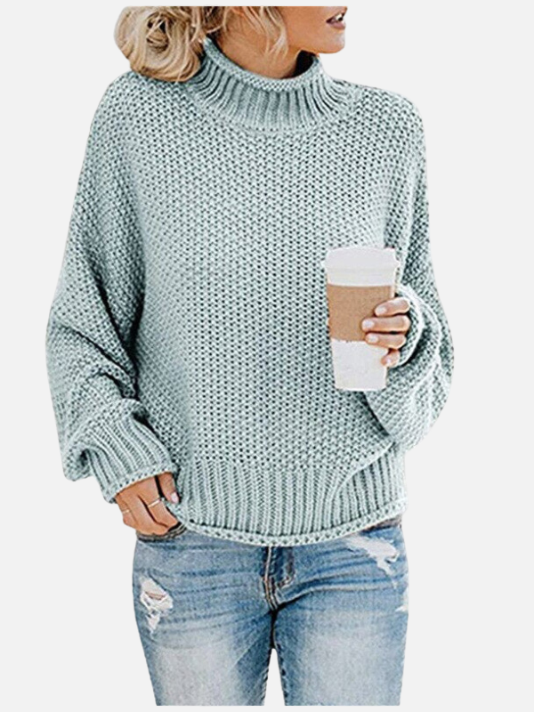 Grobstrick Pullover für Damen, ideal kombiniert für kalte Tage