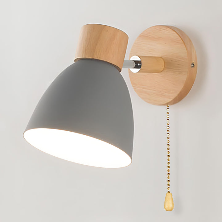 Nordische moderne Wandleuchte aus Holz für jedes Zimmer
