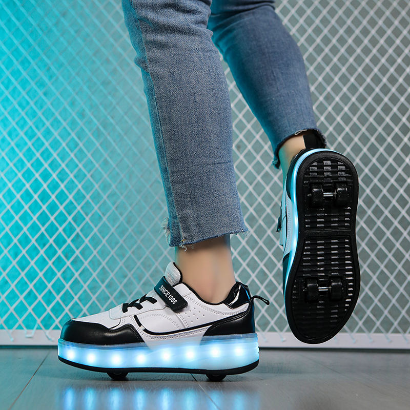 Kinder Orthopädische LED Rollschuhe