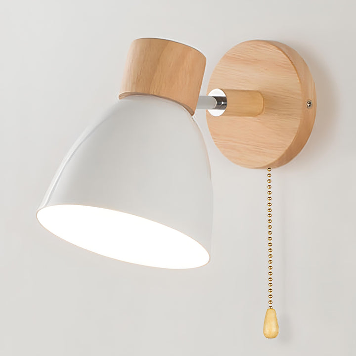 Nordische moderne Wandleuchte aus Holz für jedes Zimmer