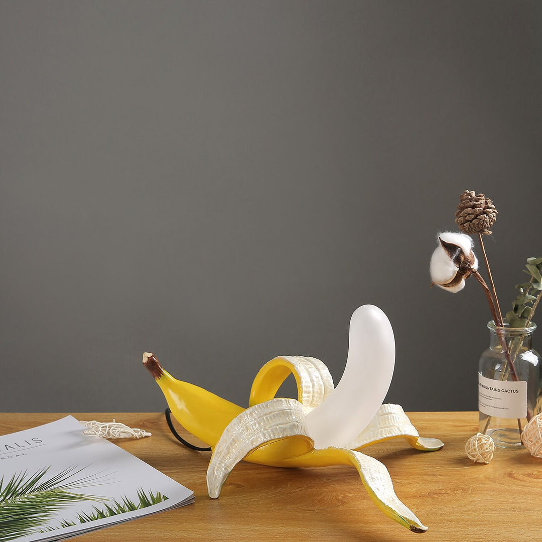 Elegante Art-Déco-Bananen-Tischlampen für stilvolles Interieur