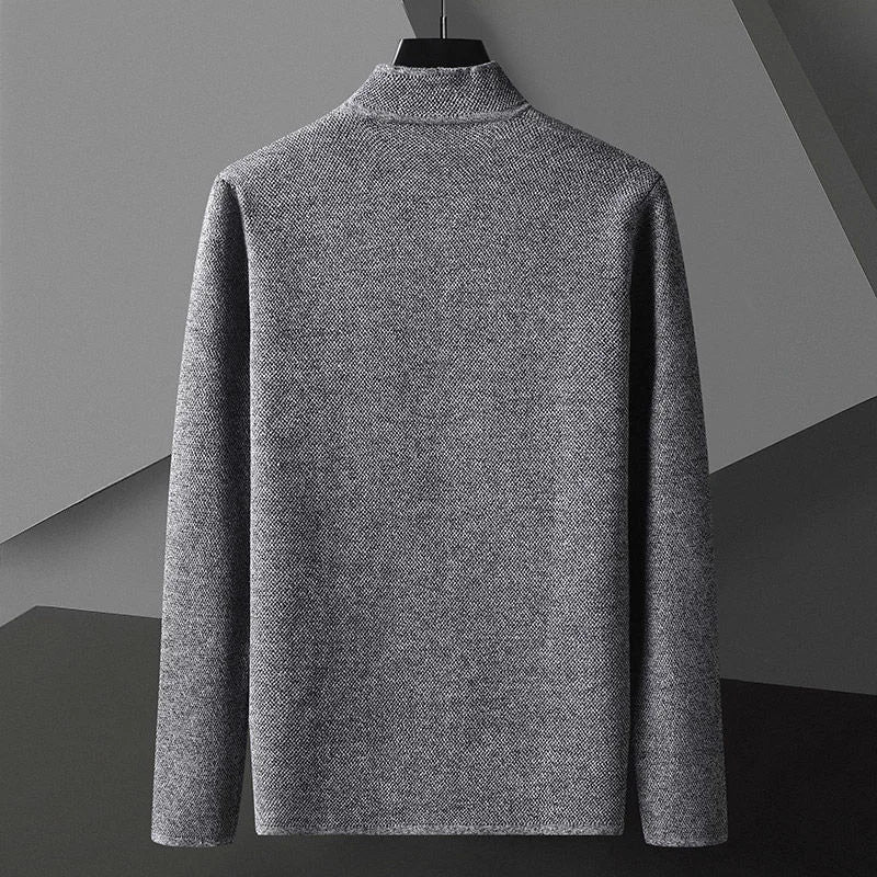 Moderne Strickjacke für Herren in Khaki, leichter Cardigan für den Alltag
