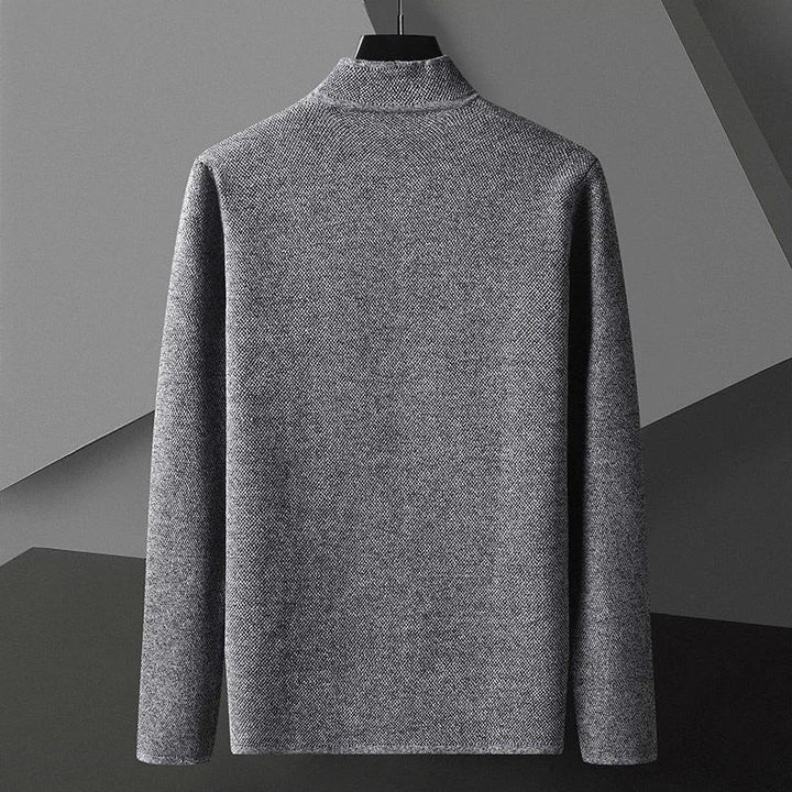 Moderne Strickjacke für Herren in Khaki, leichter Cardigan für den Alltag
