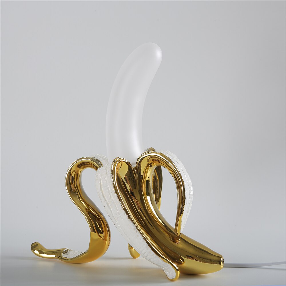Elegante Art-Déco-Bananen-Tischlampen für stilvolles Interieur