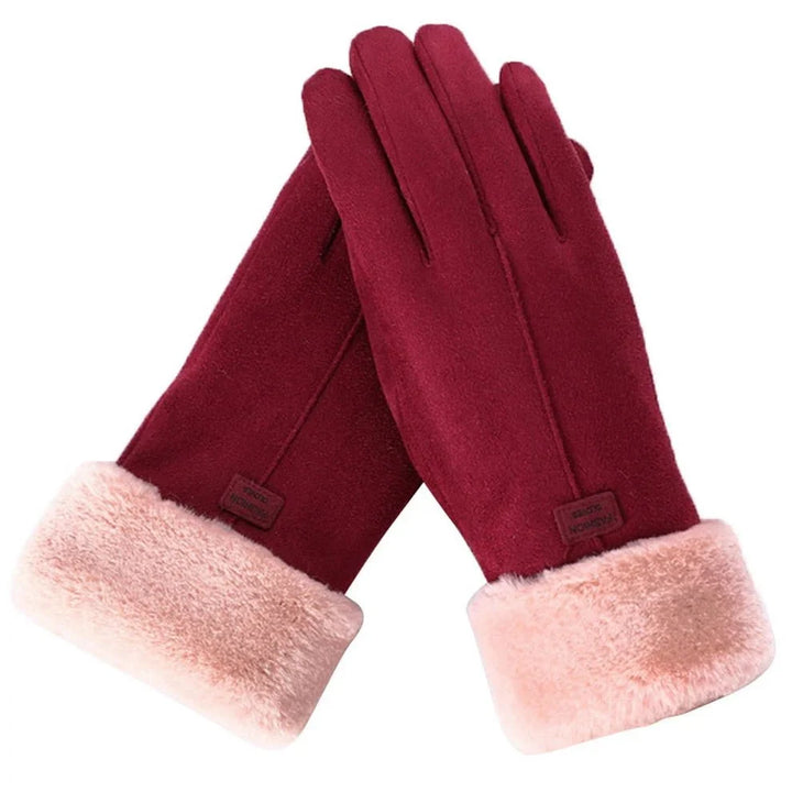 Diese Damenhandschuhe sind ultrasoft, warm und touchscreenfähig. Ideale Winter Accessoires & Kälteschutz.