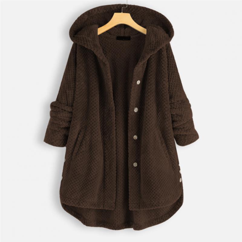 Damen Kapuzenjacke mit praktischen Taschen in eleganter Ansicht