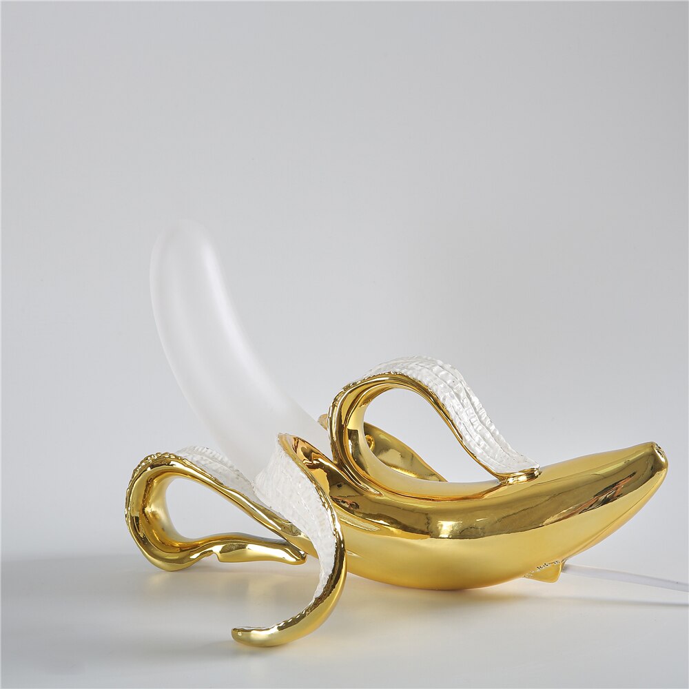 Elegante Art-Déco-Bananen-Tischlampen für stilvolles Interieur