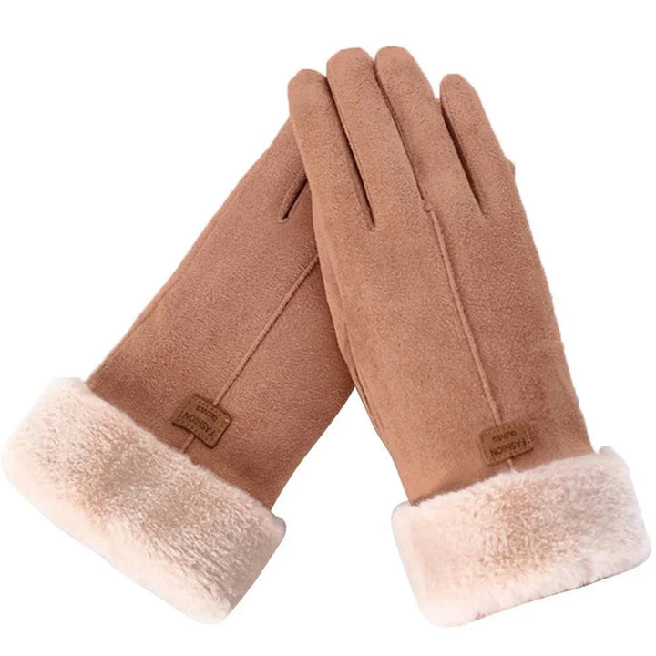 Gemütliche Damen Winterhandschuhe, ultrasoft und mit Touchscreen. Ideale Geschenkidee für kalte Tage.