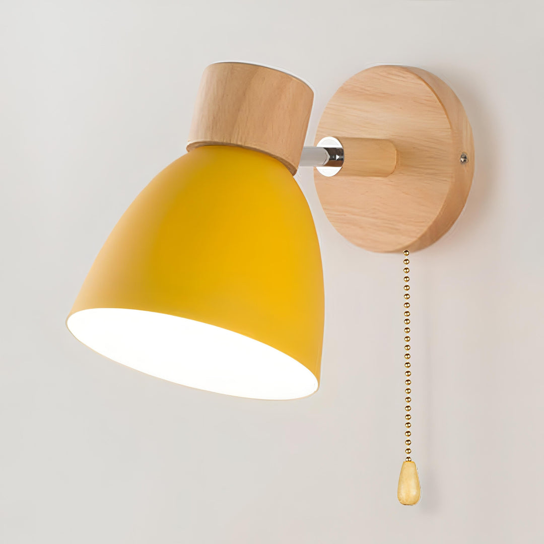 Nordische moderne Wandleuchte aus Holz für jedes Zimmer