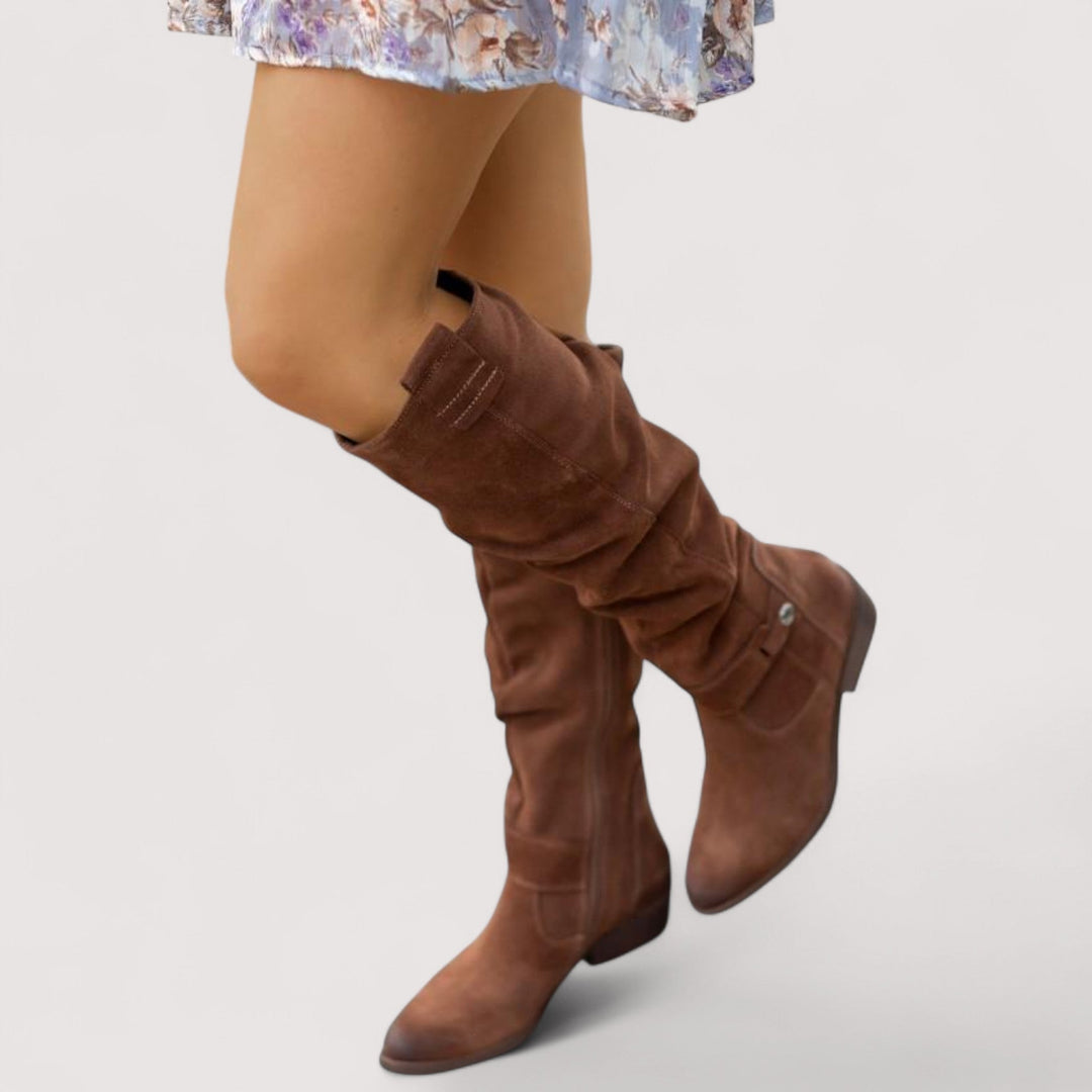 Rutschfeste Damenstiefel für sicheren Halt im Schnee
