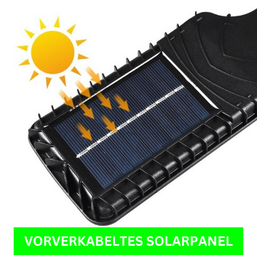 Außen-Wandleuchte mit Solarbetrieb und Bewegungssensor