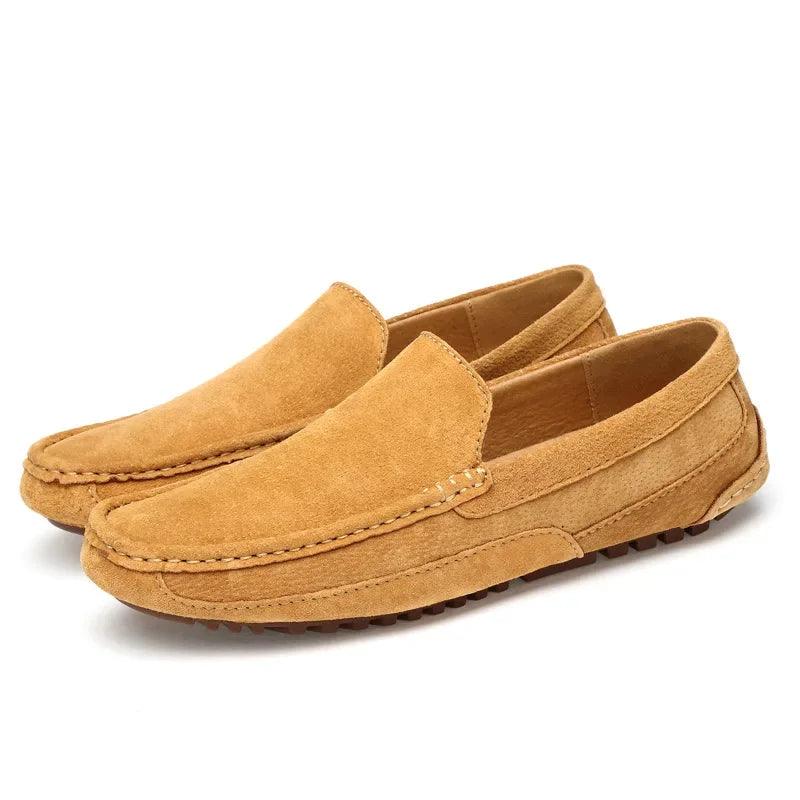 Elegante Herren Mokassins, Business- & Freizeitschuhe im Wildleder-Look für Männer, sehr bequem.