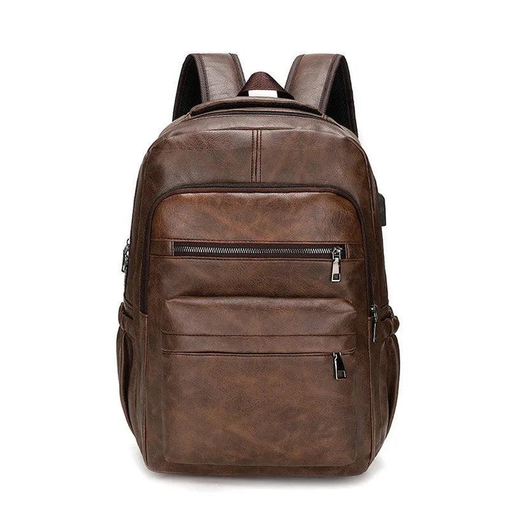 Marco Herren Business Rucksack in Dunkelbraun für Büro und Reisen