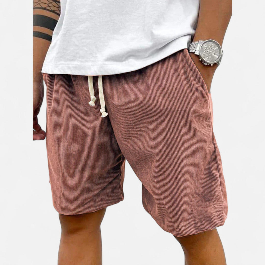 Klassische Herren Freizeitshorts: Stilvolle kurze Hose für Herren, perfekt für Sommer, Strand & Alltag.