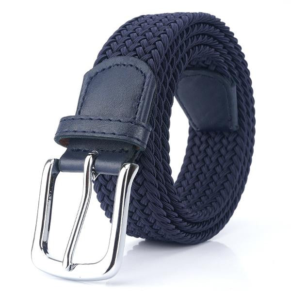 Eleganter Herren Gürtel aus geflochtenem Material, ideal als Business- oder Freizeit-Accessoire.