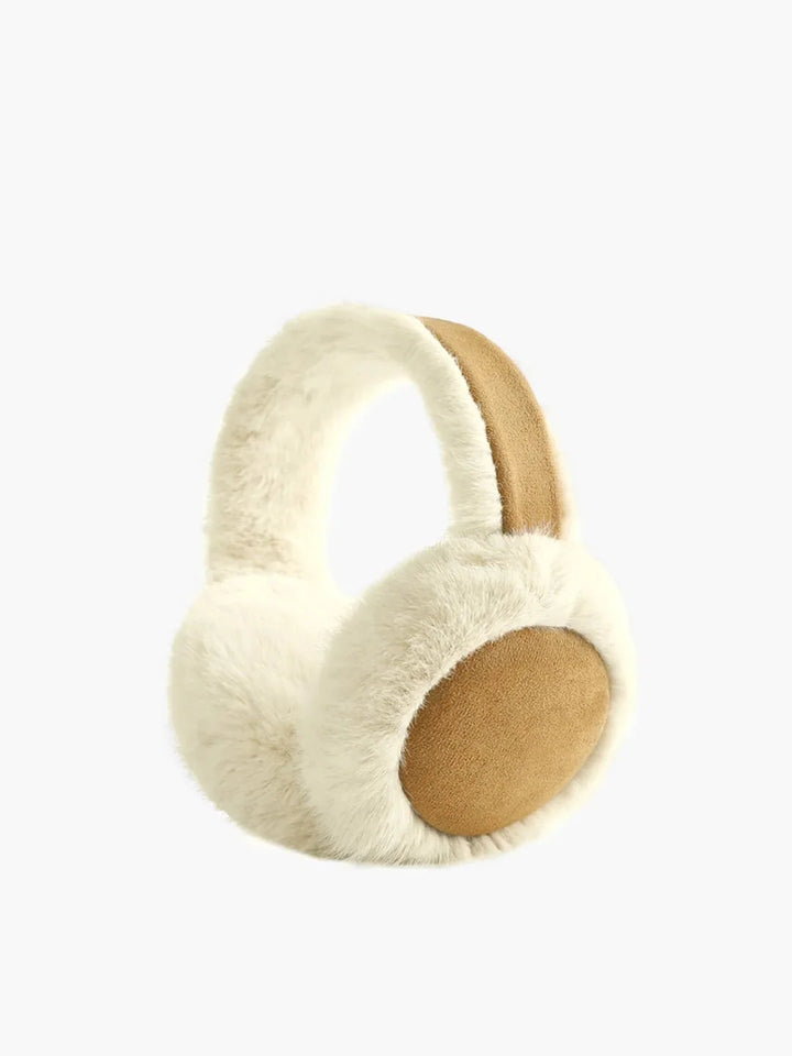 Warme Damen Ohrenschützer aus weichem Kunstfell, ein modisches Accessoire für den Winter.