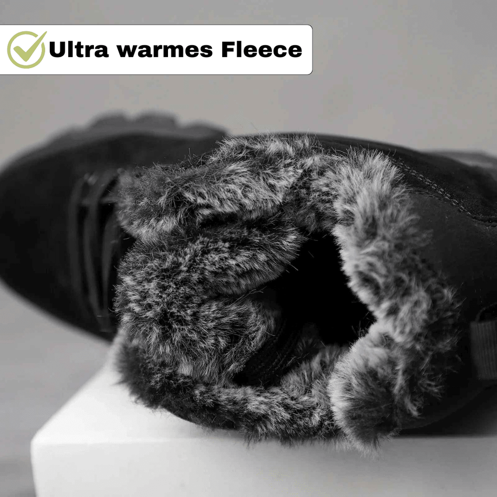 Rutschfeste Damen Winterstiefel, perfekt für Outdoor-Aktivitäten bei Eis und Schnee. Wasserdicht & bequem.