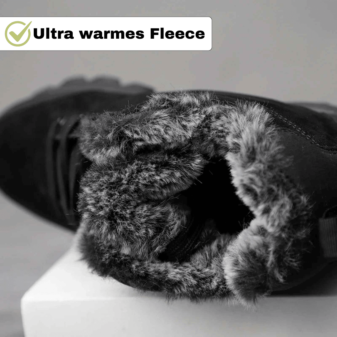 Rutschfeste Damen Winterstiefel, perfekt für Outdoor-Aktivitäten bei Eis und Schnee. Wasserdicht & bequem.