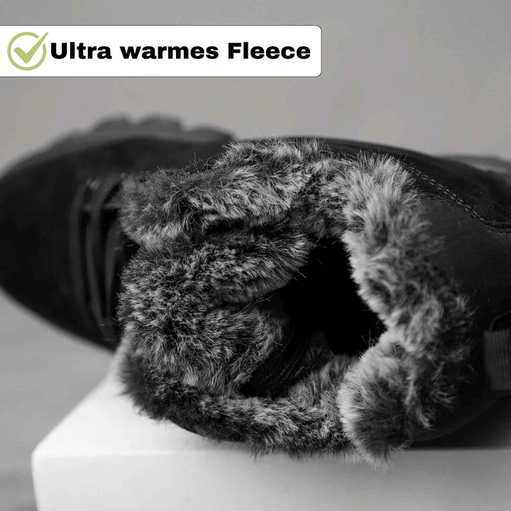 Rutschfeste Damen Winterstiefel, perfekt für Outdoor-Aktivitäten bei Eis und Schnee. Wasserdicht & bequem.