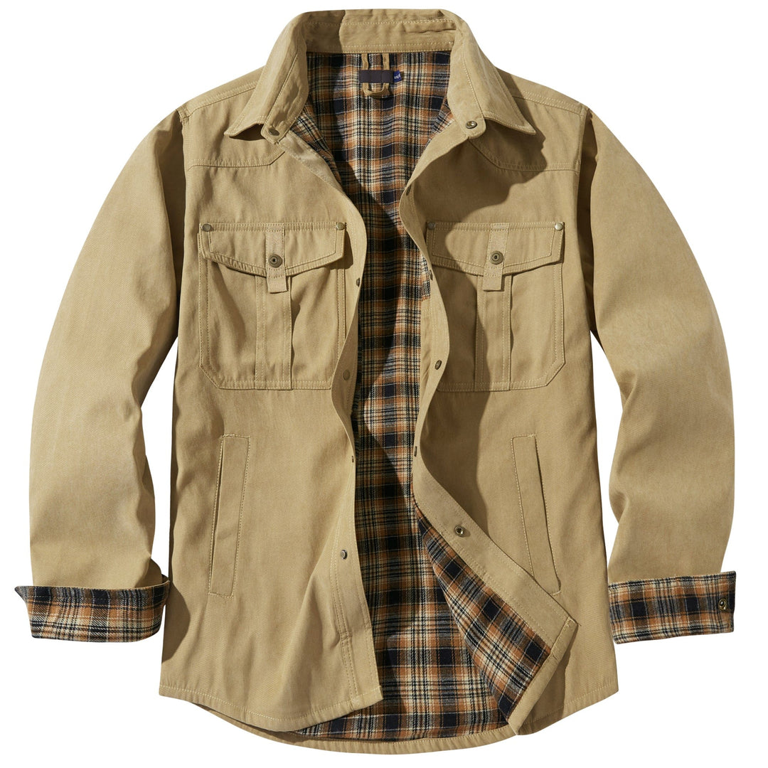 Klassische Herrenjacke in Herbst- und Frühlingsoptik mit Innenfutter