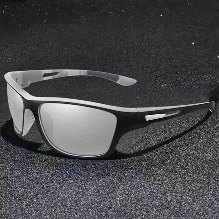 Sportliche Herren Sonnenbrille, polarisiert UV400. Rutschfest, leicht für maximale Performance im Sport & Outdoor.