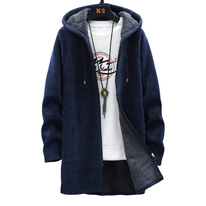 Damen Kapuzenjacke mit Reißverschluss, stilvolle Damen Winterjacke