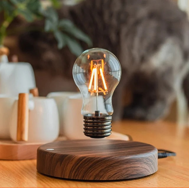 Schwebende Tischlampe mit Magnetischer Levitation